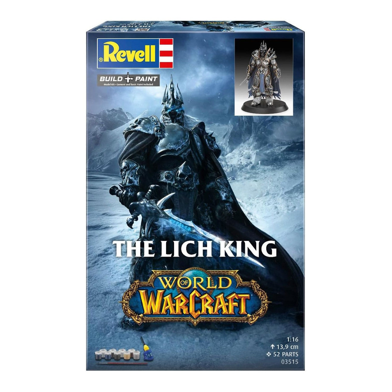 Produktbild World of Warcraft Modellbausatz Geschenkset 1/16 The Lich King 13 cm