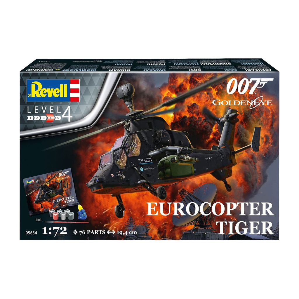 Produktbild James Bond Modellbausatz Geschenkset 1/72 Eurocopter Tiger (GoldenEye)