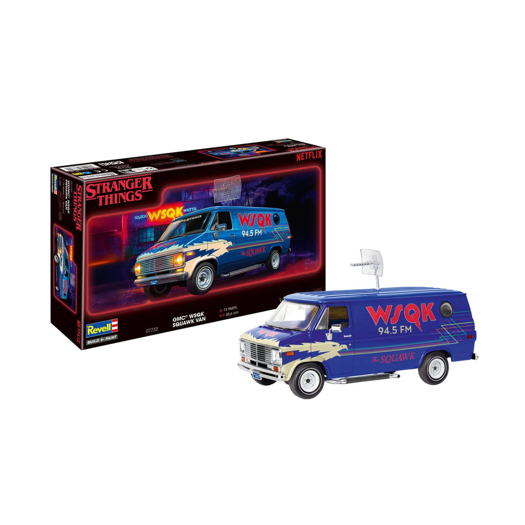 Produktbild Stranger Things Modellbausatz 1/25 Squawk Van 21 cm