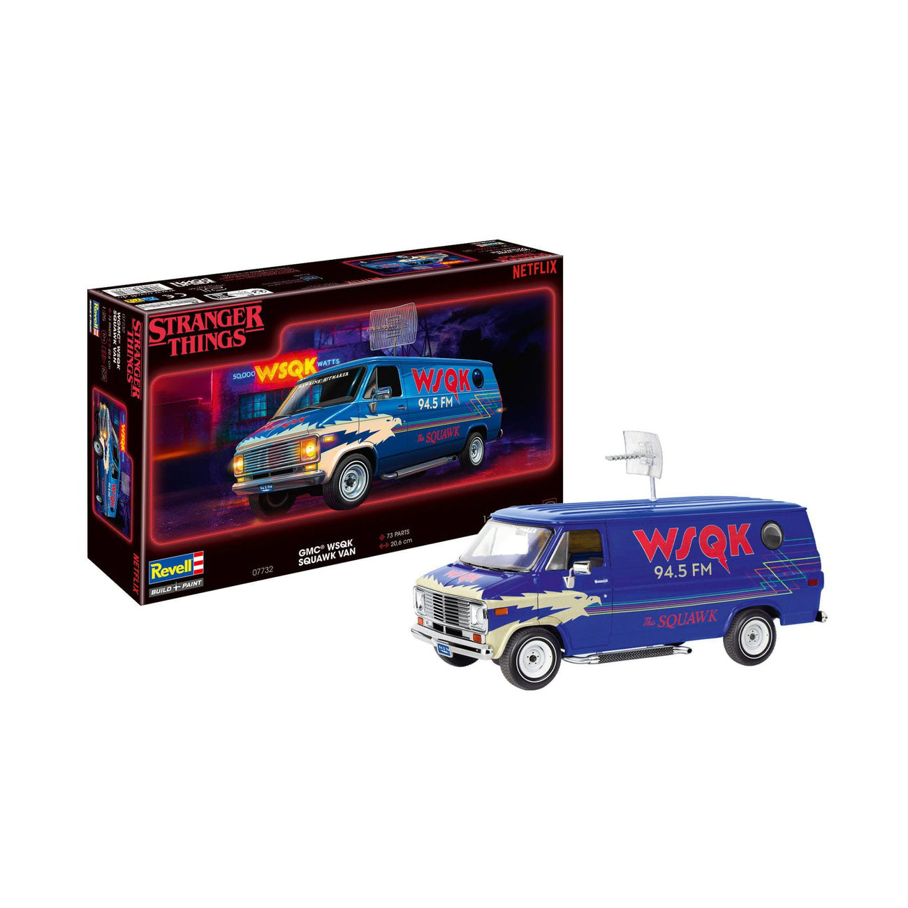Produktbild Stranger Things Modellbausatz 1/25 Squawk Van 21 cm