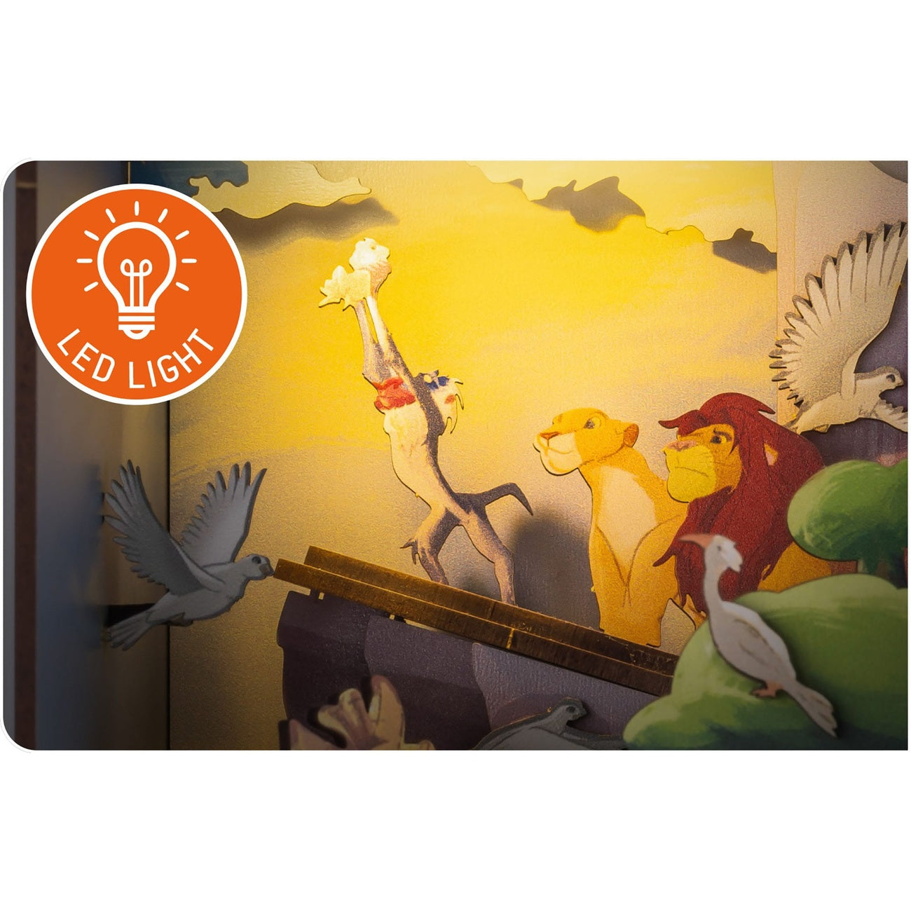 Product image Disney Tiny Adventures Book Nook Mini Diorama The Lion King 23 cm