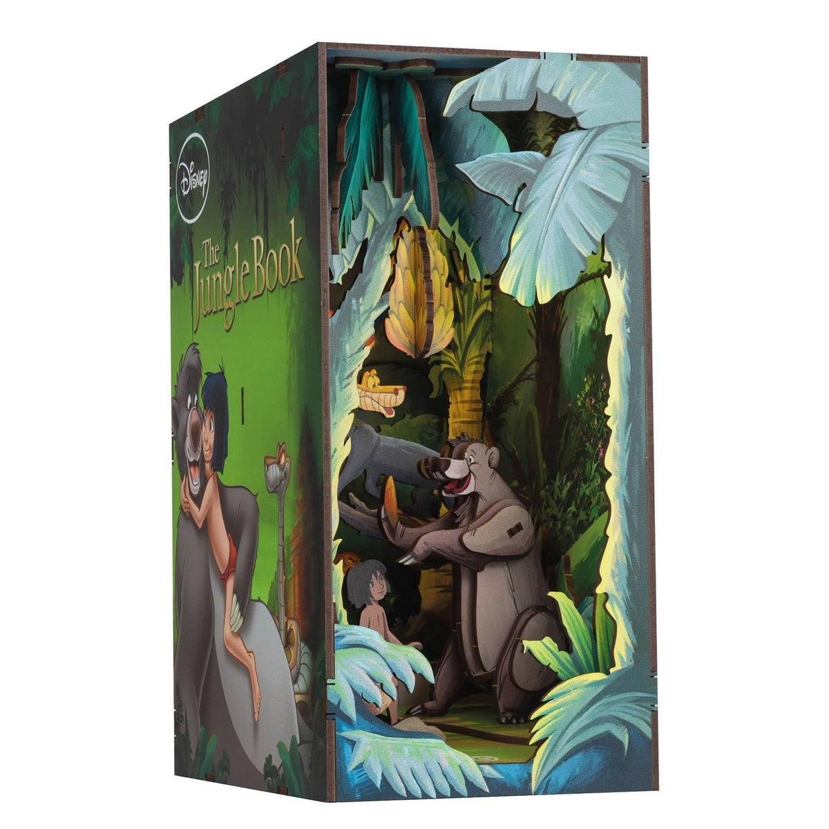 Produktbild Disney Tiny Adventures Book Nook Mini-Diorama Das Dschungelbuch 23 cm