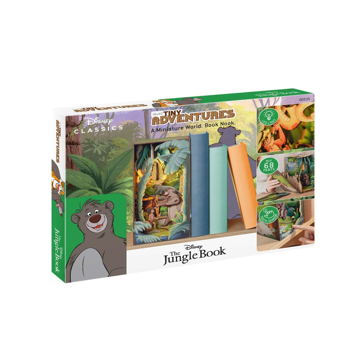 Produktbild Disney Tiny Adventures Book Nook Mini-Diorama Das Dschungelbuch 23 cm