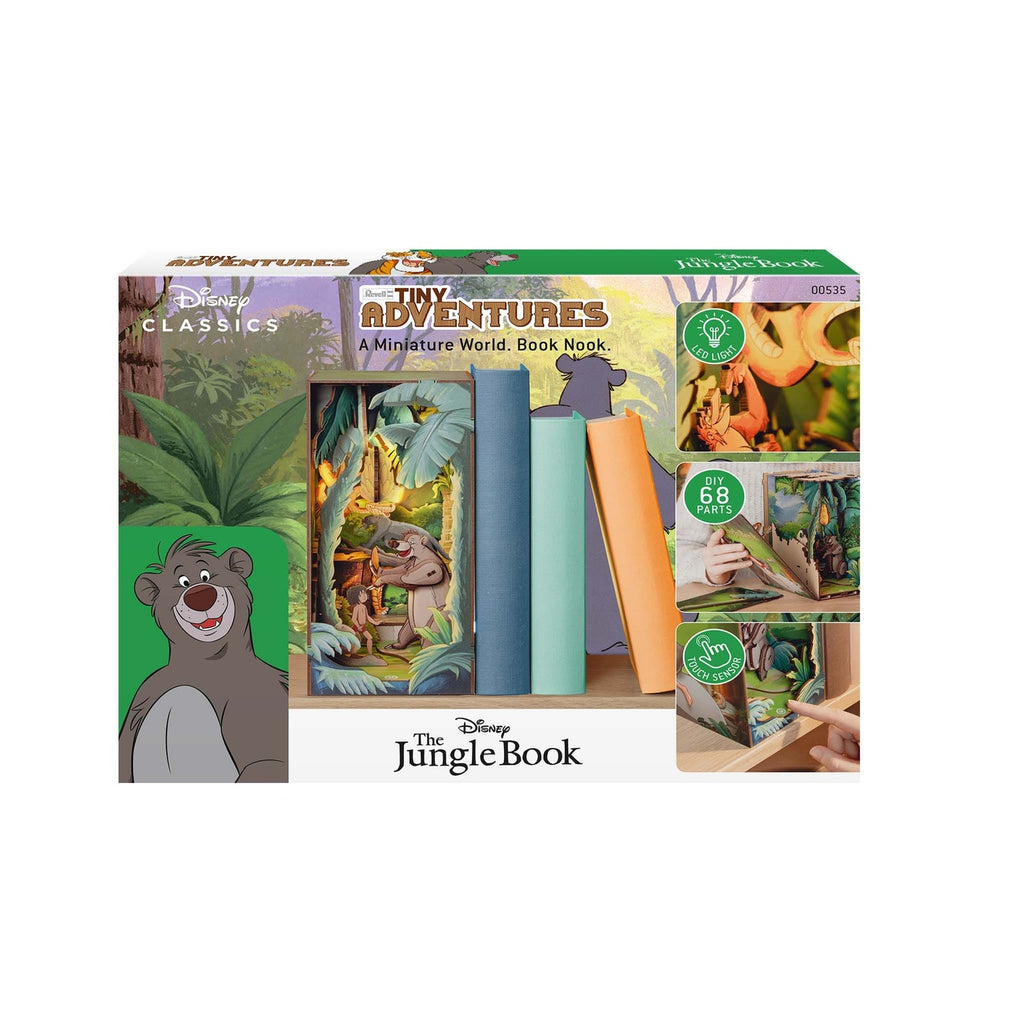 Produktbild Disney Tiny Adventures Book Nook Mini-Diorama Das Dschungelbuch 23 cm