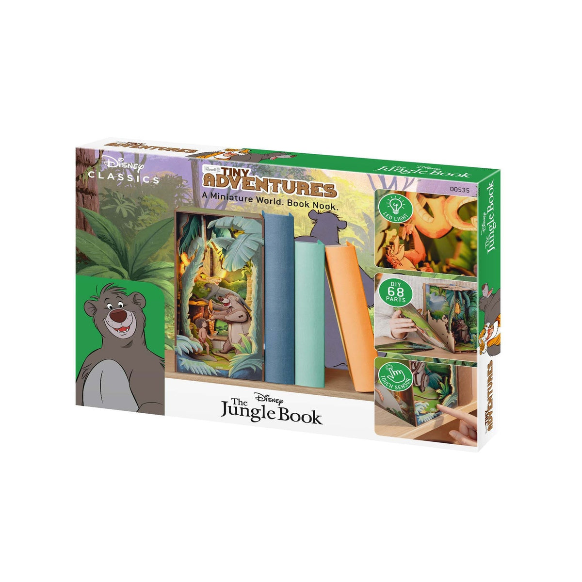 Produktbild Disney Tiny Adventures Book Nook Mini-Diorama Das Dschungelbuch 23 cm