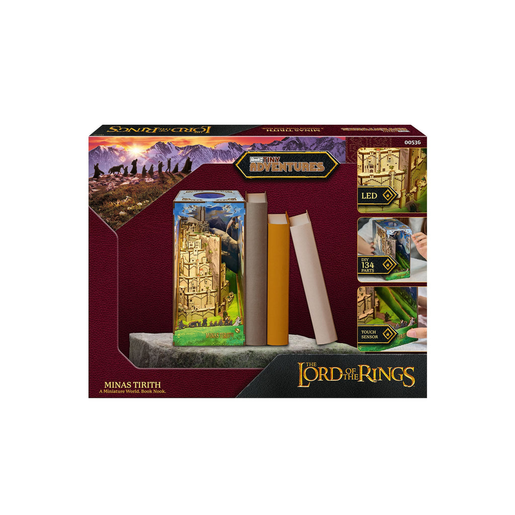 Produktbild Der Herr der Ringe Tiny Adventures Book Nook Mini-Diorama Minas Tirith 23 cm