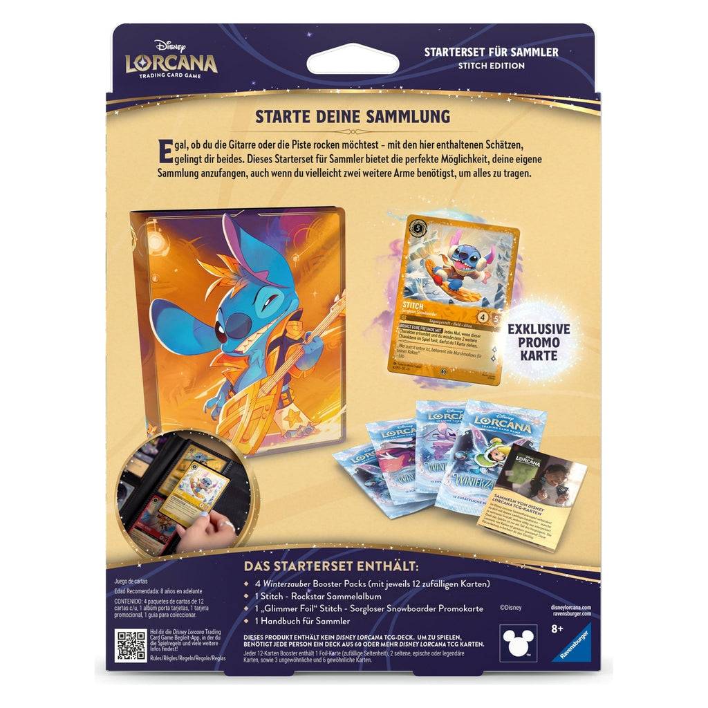 Produktbild Disney Lorcana TCG Starterset für Sammler Stitch Edition *Deutsche Edition*
