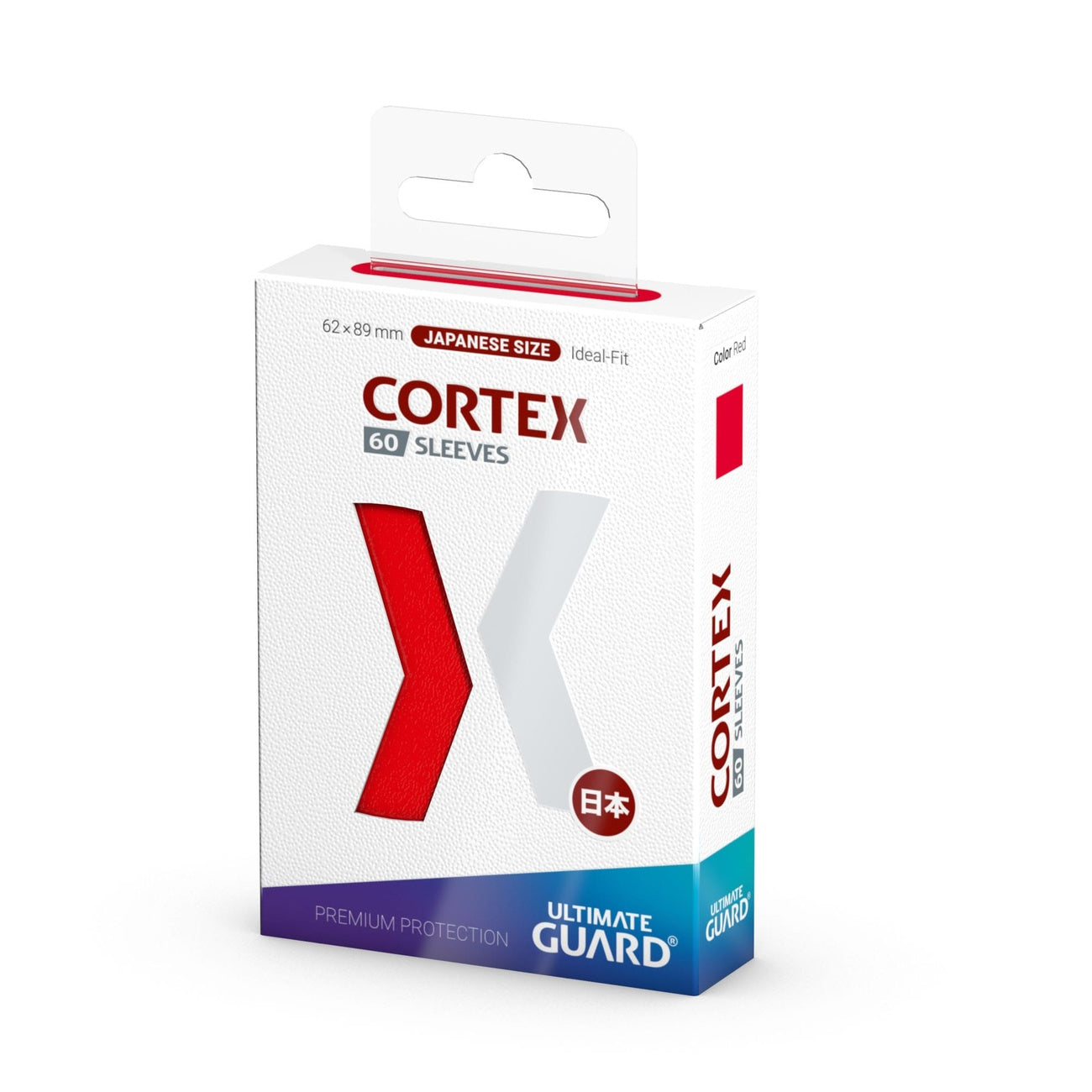 Produktbild Ultimate Guard Cortex Sleeves Japanese Size (60) - Red