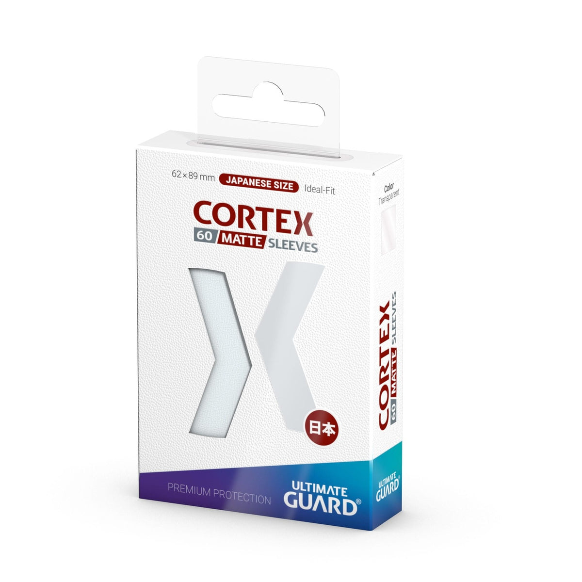 Produktbild Ultimate Guard Cortex Sleeves Matte Japanese Size (60) - Transparent