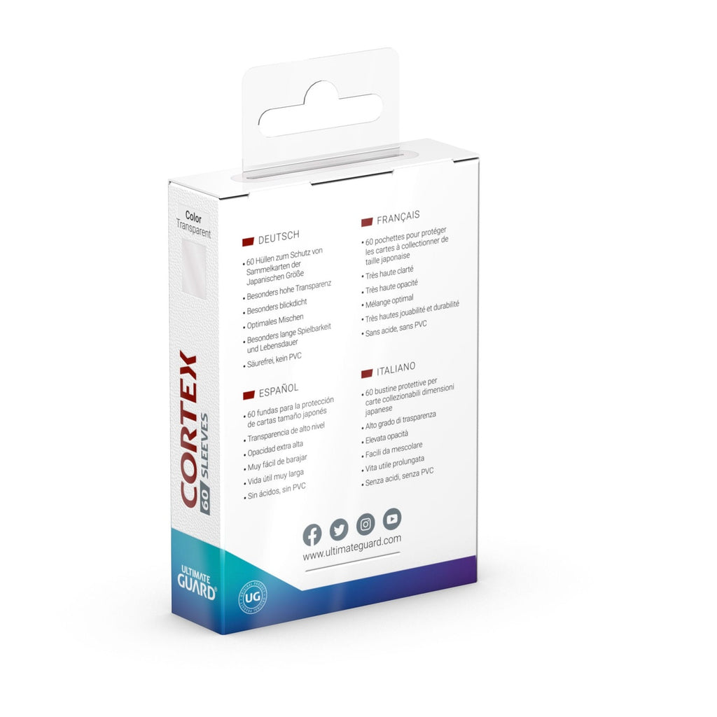 Produktbild Ultimate Guard Cortex Sleeves Japanese Size (60) - Transparent