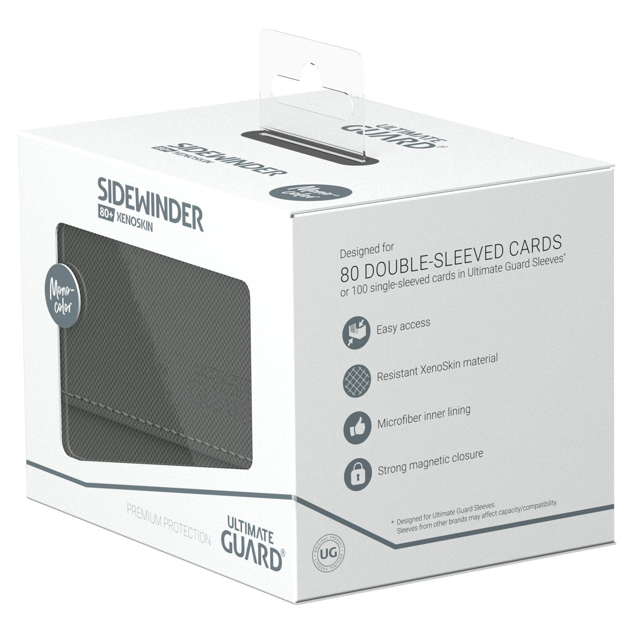 Produktbild Ultimate Guard Sidewinder 80+ Xenoskin - Grey