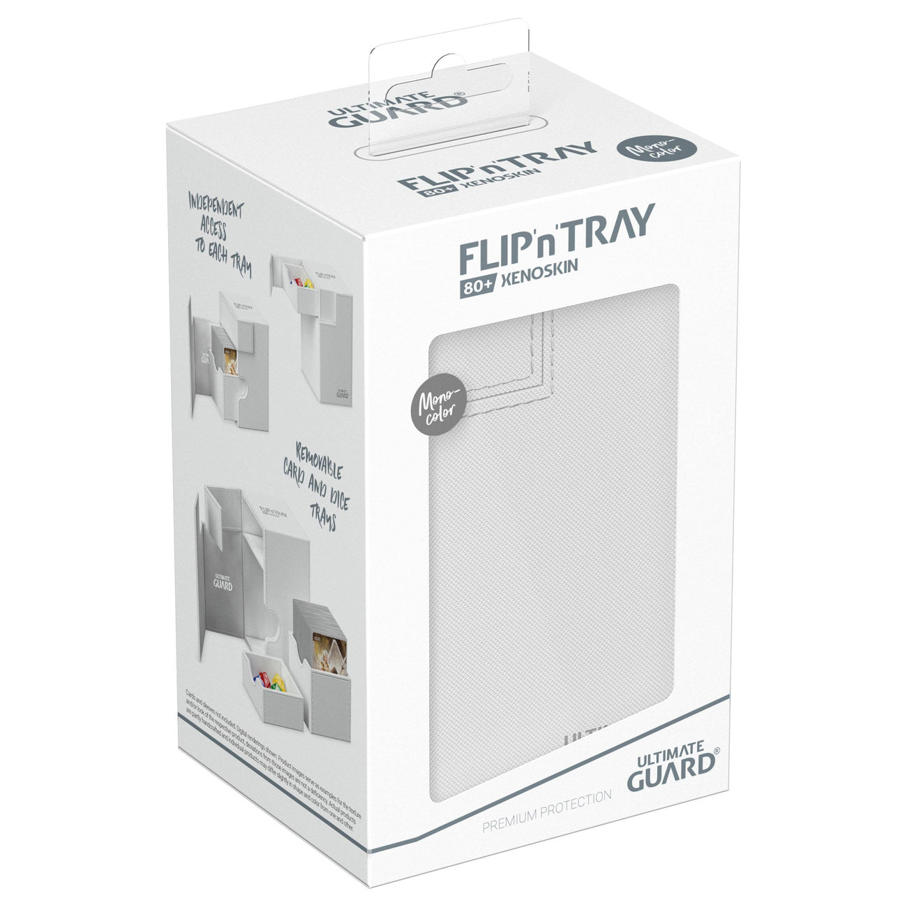 Produktbild Ultimate Guard Flip'n'Tray 80+ Xenoskin - White