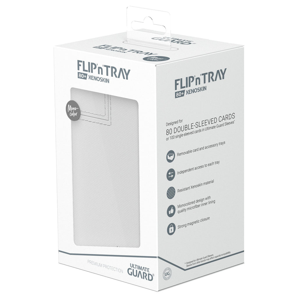 Produktbild Ultimate Guard Flip'n'Tray 80+ Xenoskin - White
