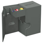 Produktbild Ultimate Guard Flip'n'Tray 80+ XenoSkin Deckbox grau