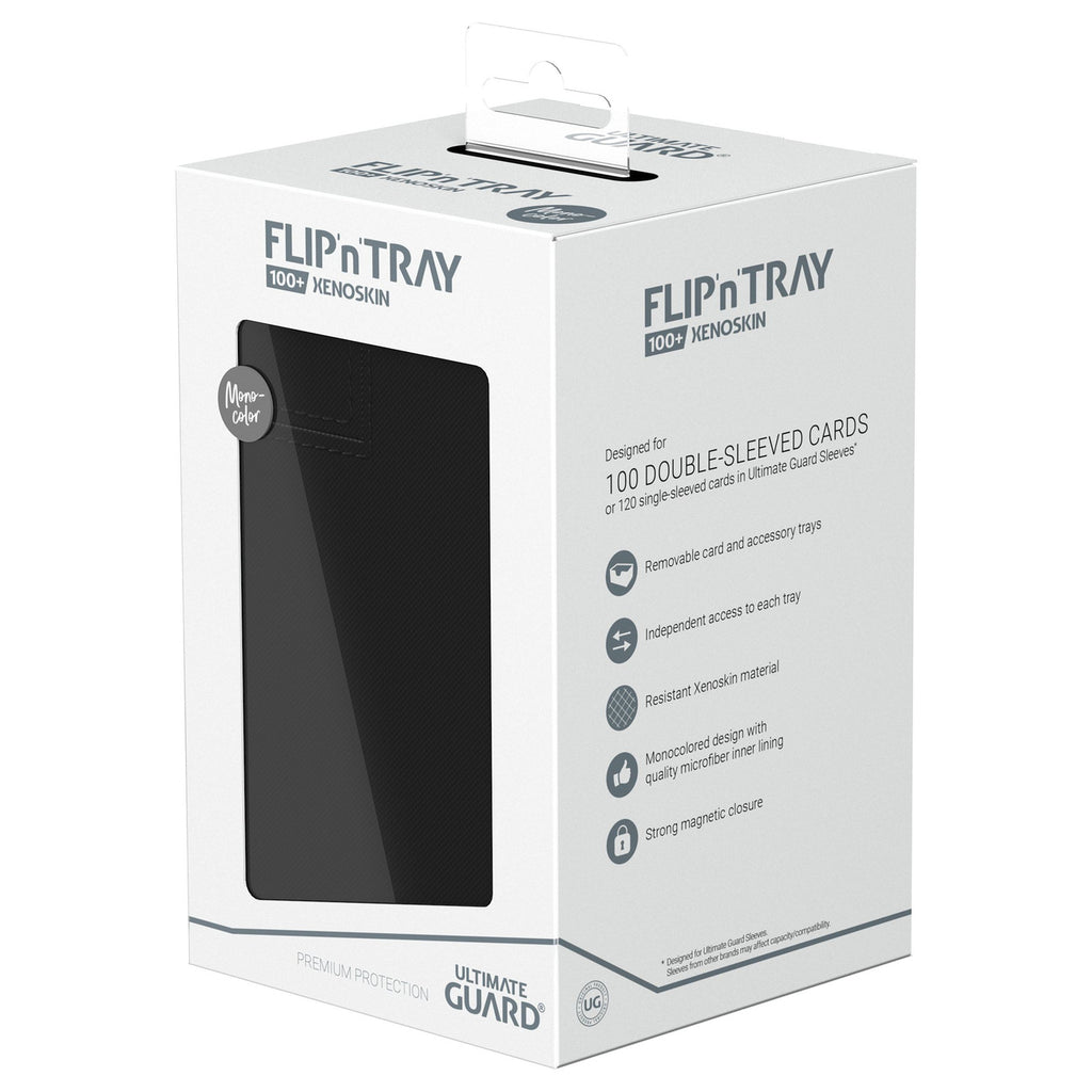 Produktbild Ultimate Guard Flip'n'Tray 100+ Xenoskin - Black