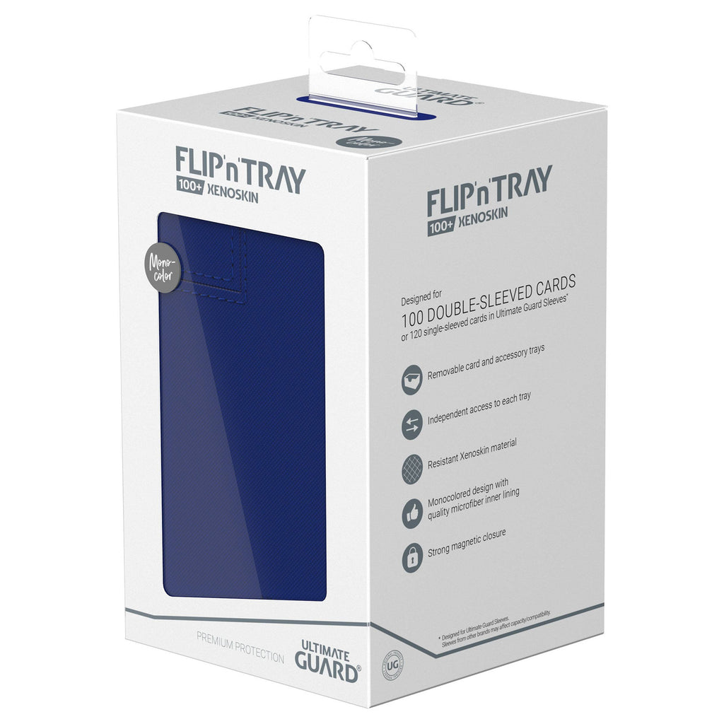 Produktbild Ultimate Guard Flip'n'Tray 100+ Xenoskin - Blue