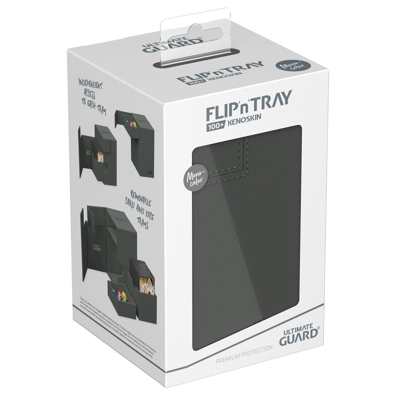 Produktbild Ultimate Guard Flip'n'Tray 100+ Xenoskin - Grey