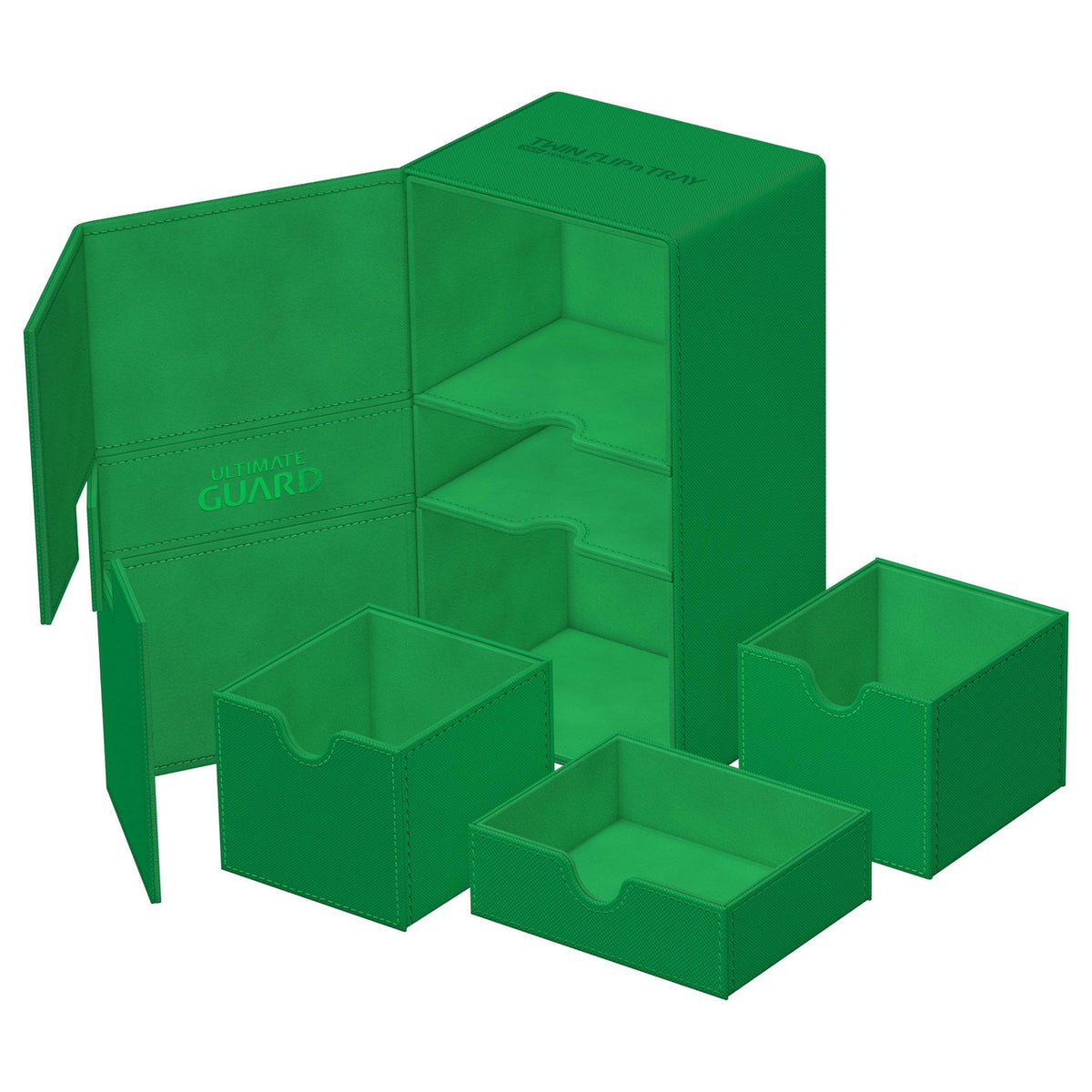 Produktbild Ultimate Guard Twin Flip'n'Tray 200+ Xenoskin - Green