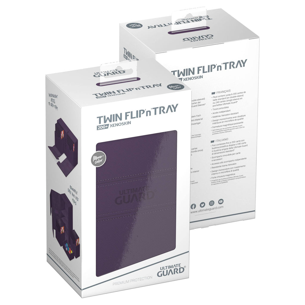 Produktbild Ultimate Guard Twin Flip'n'Tray 200+ Xenoskin - Purple