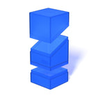 Produktbild Ultimate Guard Boulder'n'Tray 100+ - Sapphire