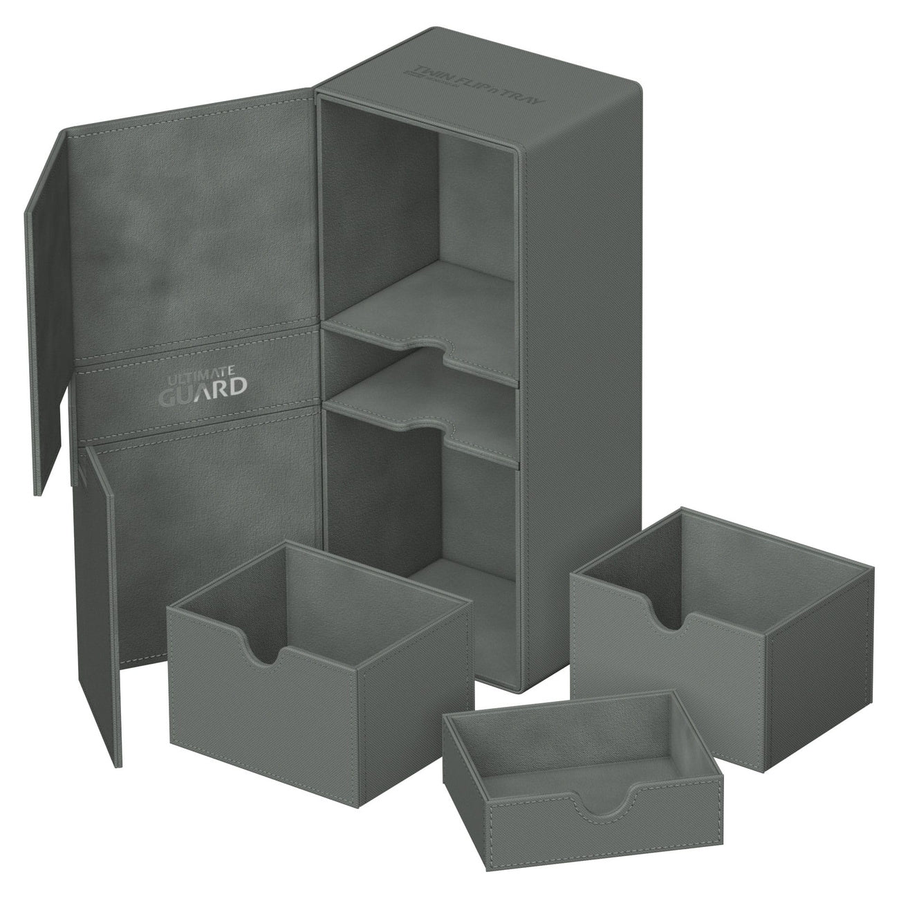 Produktbild Ultimate Guard Twin Flip'n'Tray 266+ Xenoskin - Grey