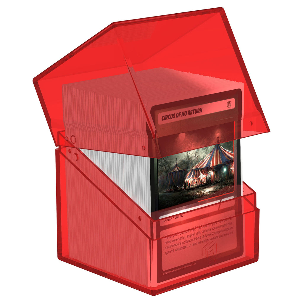 Produktbild Ultimate Guard Boulder 100+ Clear - Ruby