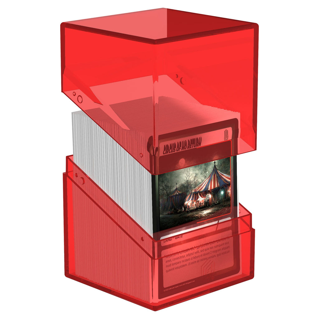Produktbild Ultimate Guard Boulder 100+ Clear - Ruby