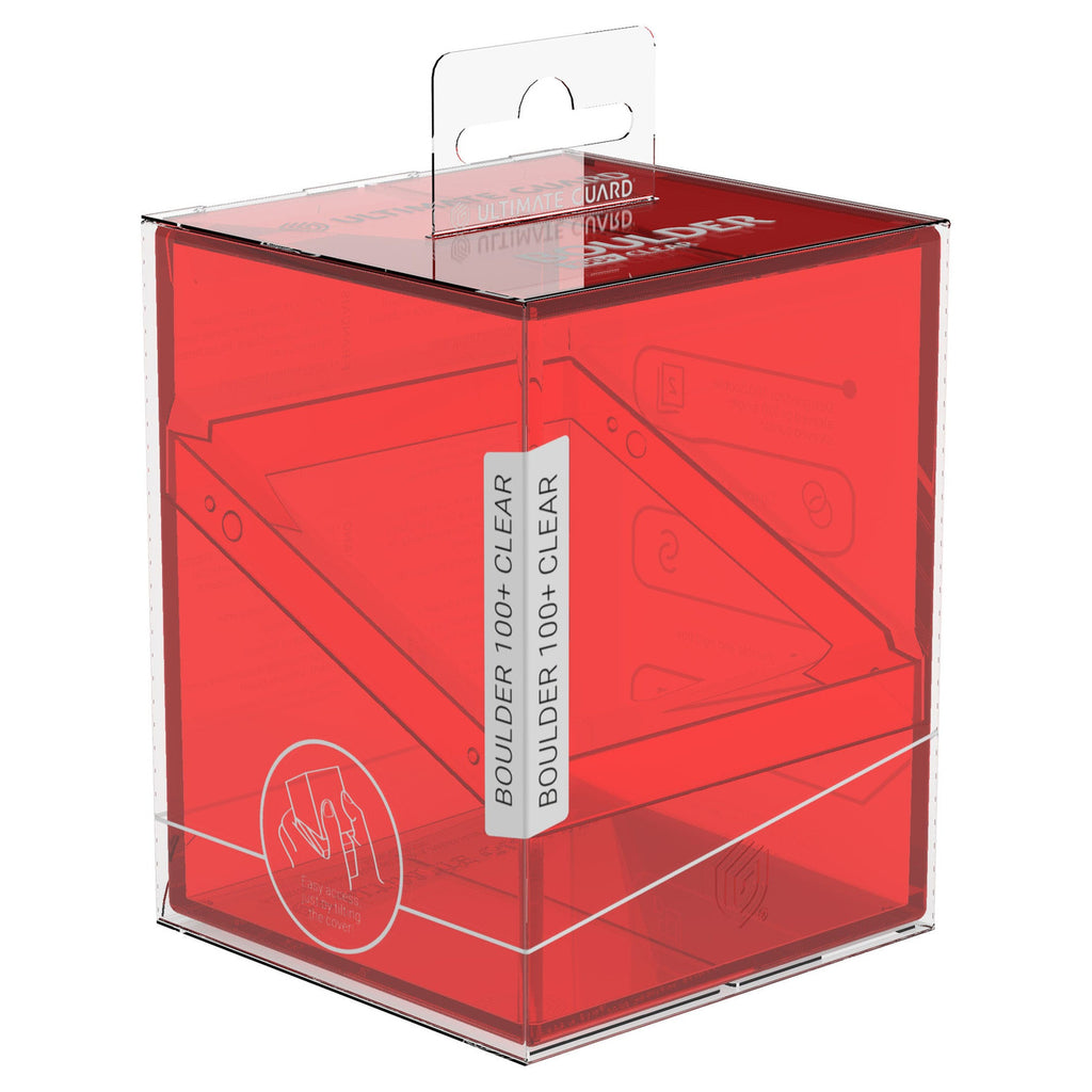 Produktbild Ultimate Guard Boulder 100+ Clear - Ruby