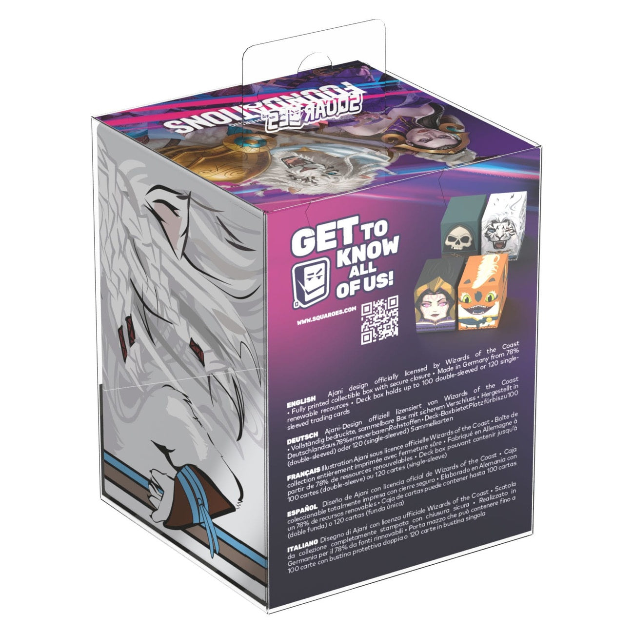 Product image Squaroes Squaroe Magic: The Gathering "Foundations" MTG004 - Ajani