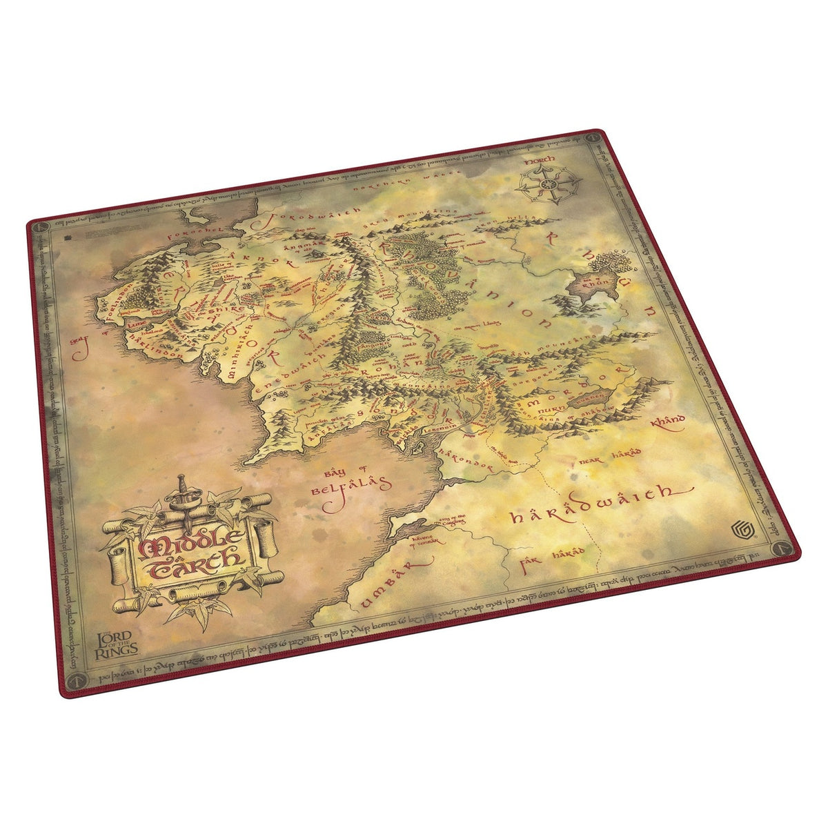 Produktbild Ultimate Guard Play-Mat Oversized 61x 61cm The Lord of the Rings™ "Places of Middle-earth"