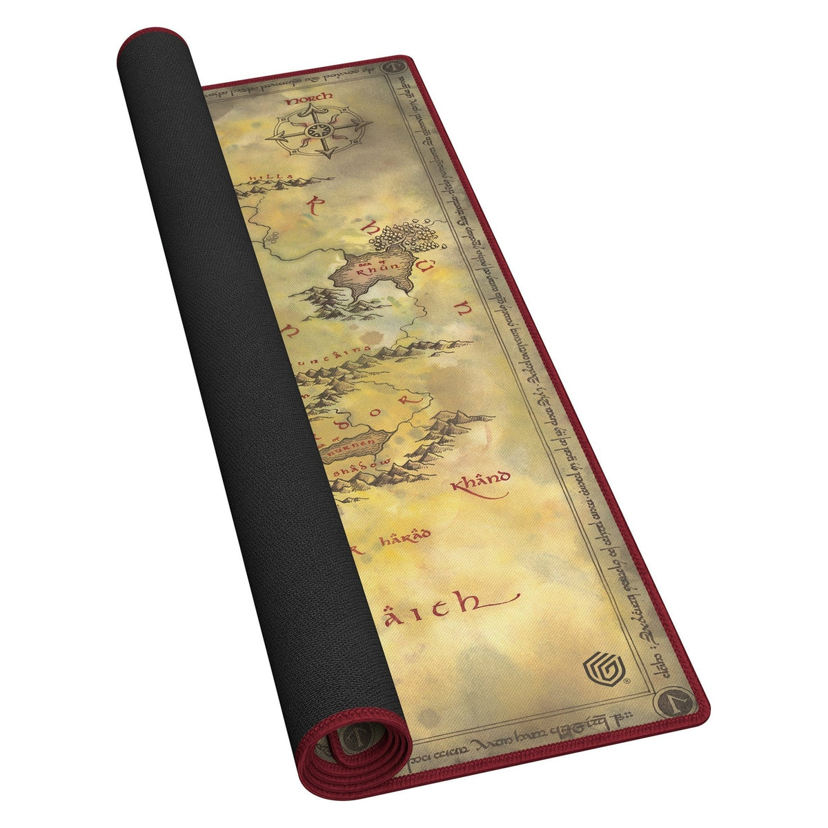 Produktbild Ultimate Guard Play-Mat Oversized 61x 61cm The Lord of the Rings™ "Places of Middle-earth"