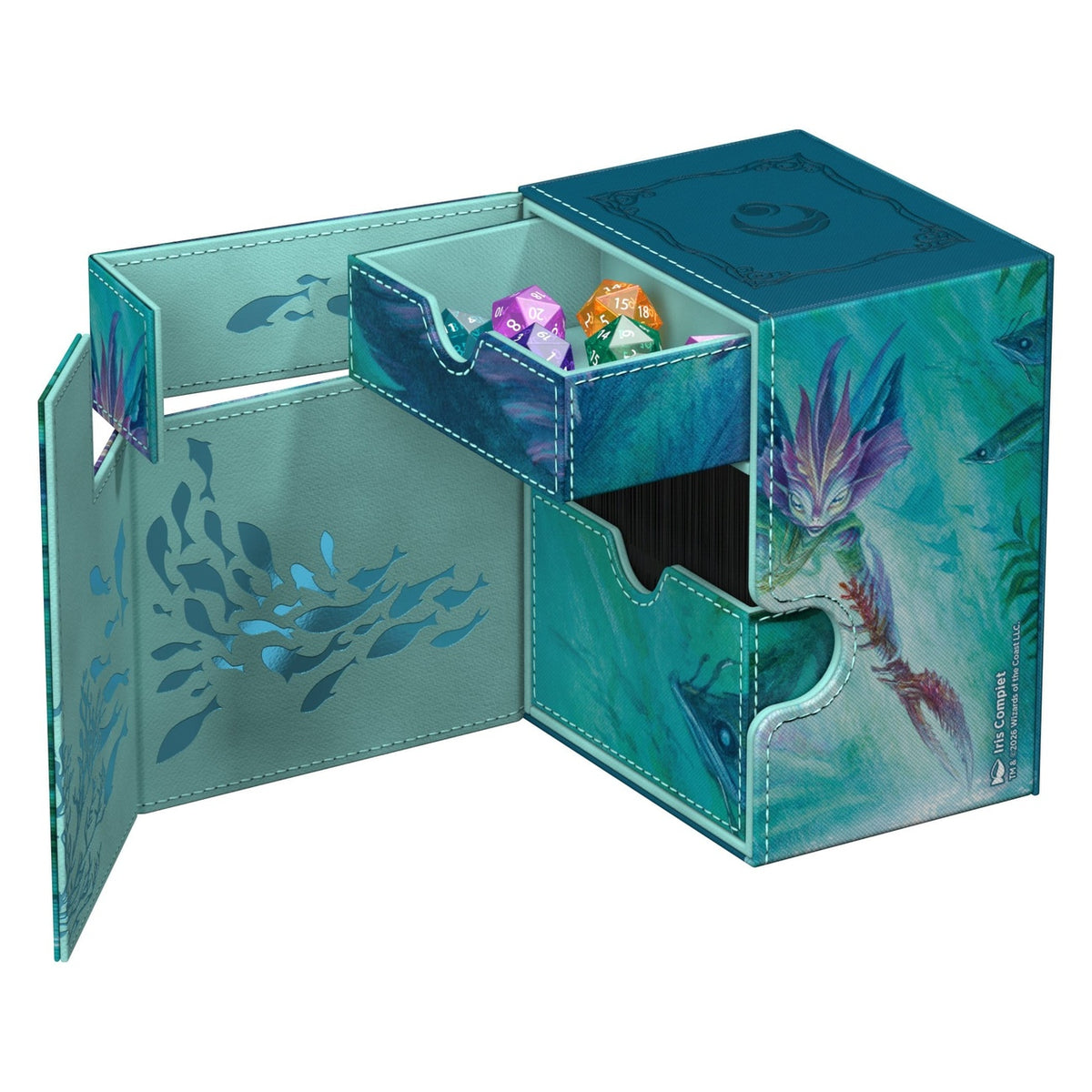 Produktbild Ultimate Guard Flip'n'Tray 133+ Xenoskin Magic: The Gathering "Lorwyn Eclipsed" - Silvergill Mentor