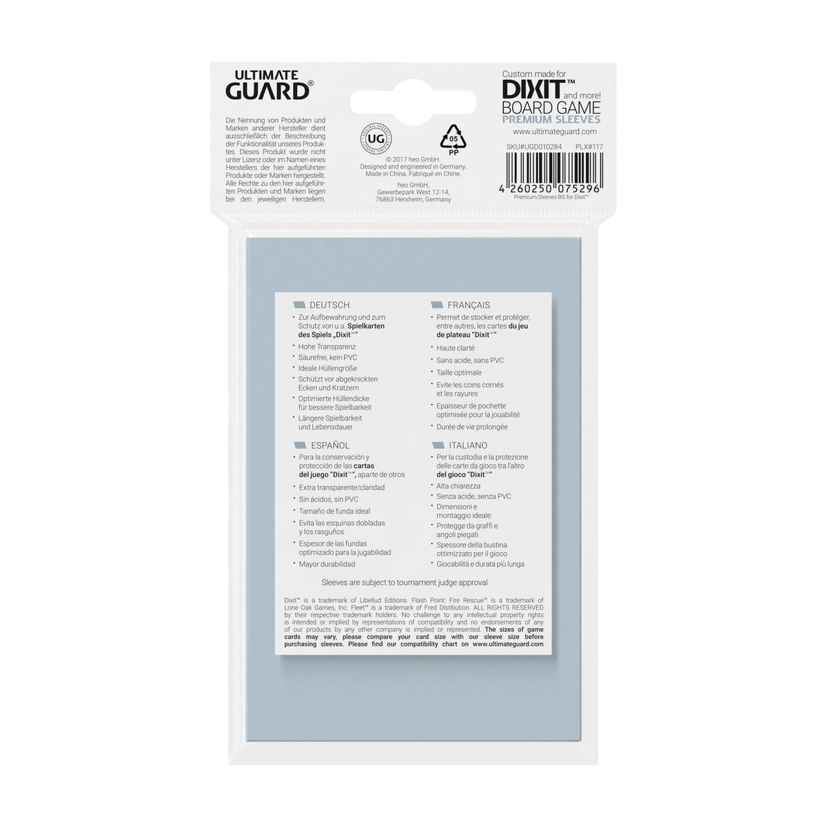Product image Ultimate Guard Board Game Sleeves (90) - Dixit™ and more