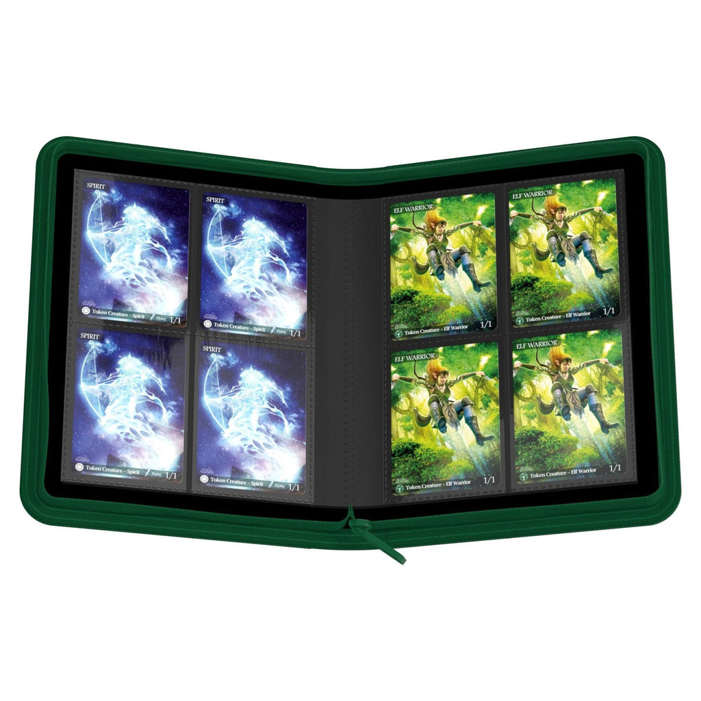 Produktbild Ultimate Guard Zipfolio 160 8-Pocket Xenoskin - Green