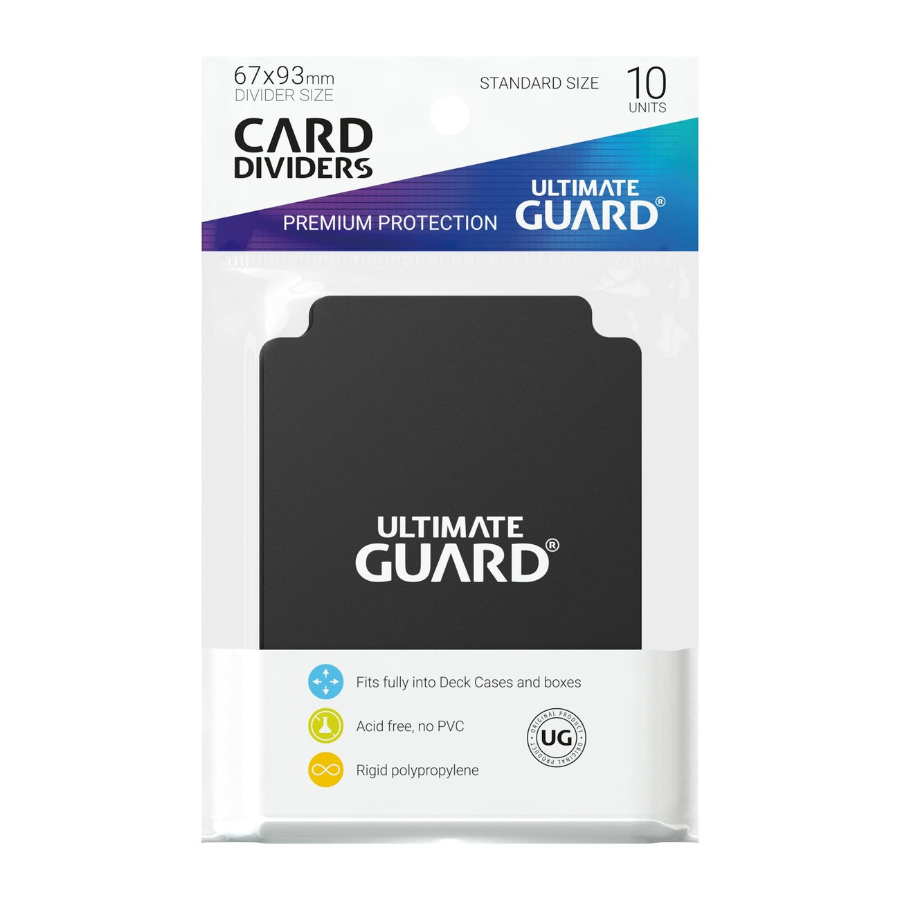 Produktbild Ultimate Guard Card Dividers Standard Size (10) - Black