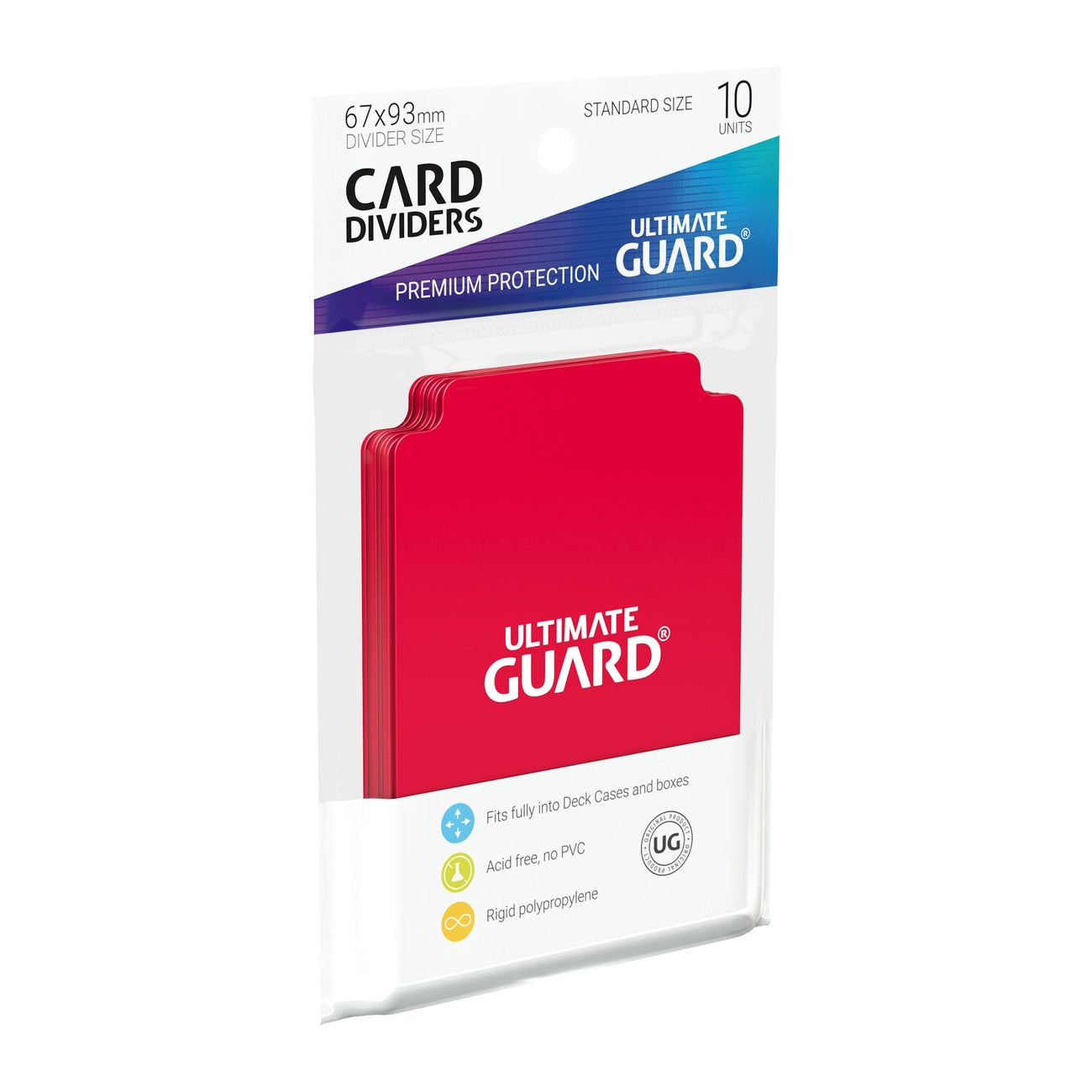 Produktbild Ultimate Guard Card Dividers Standard Size (10) - Red
