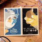 Produktbild Mein Nachbar Totoro Sticker Catbus & Flying Totoro Retro