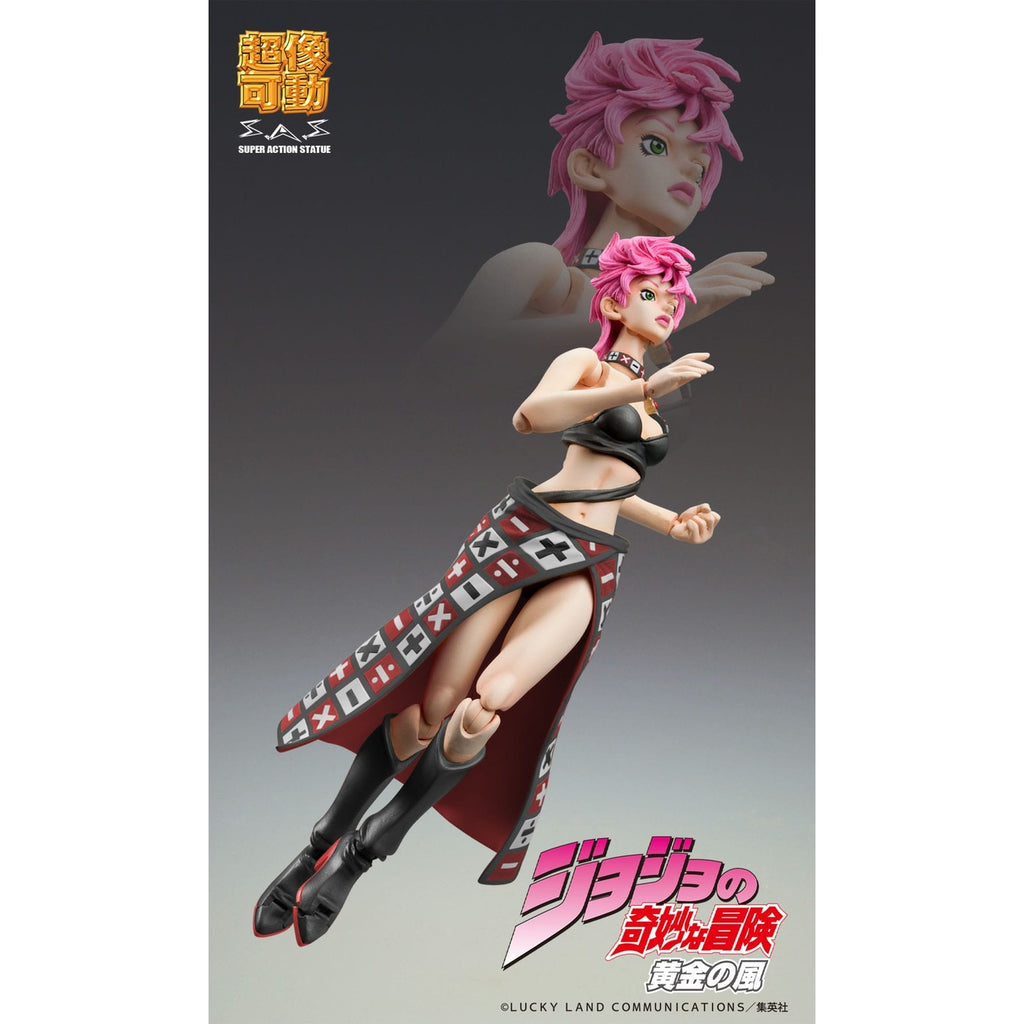 Produktbild JoJo's Bizarre Adventure Part 5 Super Action Actionfigur Trish Una Black Ver. 15 cm