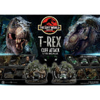Produktbild Jurassic World: The Lost World Statue 1/15 T-Rex Cliff Attack 53 cm
