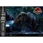 Produktbild Jurassic World: The Lost World Statue 1/15 T-Rex Cliff Attack 53 cm