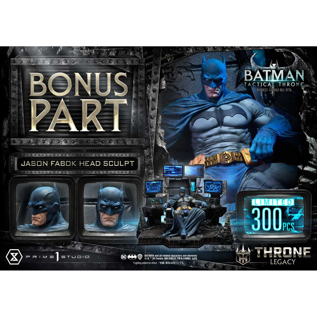 Produktbild DC Comics Throne Legacy Collection Statue 1/3 Batman Tactical Throne Deluxe Bonus Version 57 cm