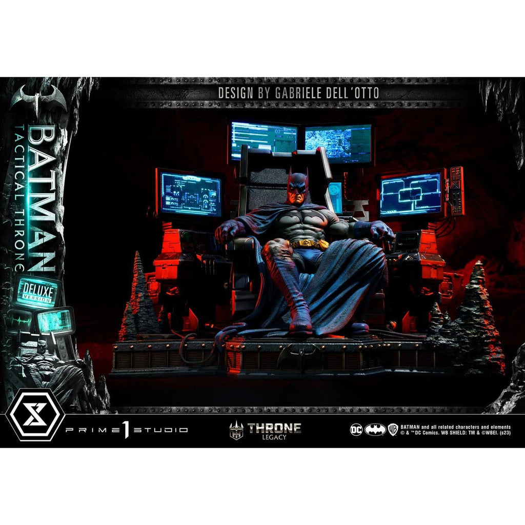Produktbild DC Comics Throne Legacy Collection Statue 1/3 Batman Tactical Throne Deluxe Bonus Version 57 cm