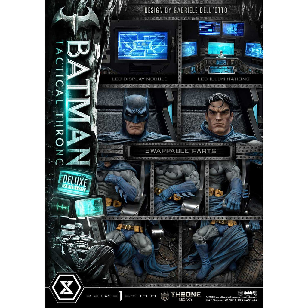 Produktbild DC Comics Throne Legacy Collection Statue 1/3 Batman Tactical Throne Deluxe Bonus Version 57 cm