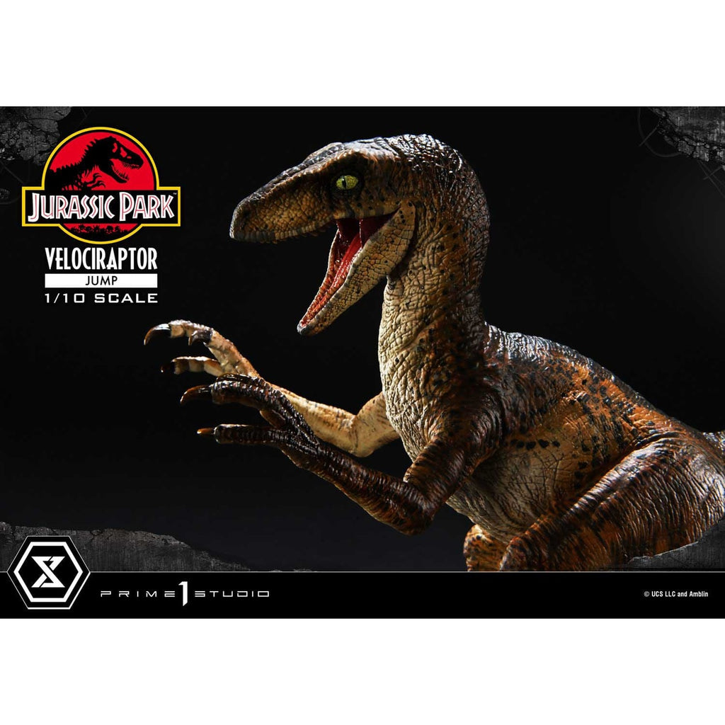Produktbild Jurassic Park Prime Collectibles Statue 1/10 Velociraptor Jump 21 cm