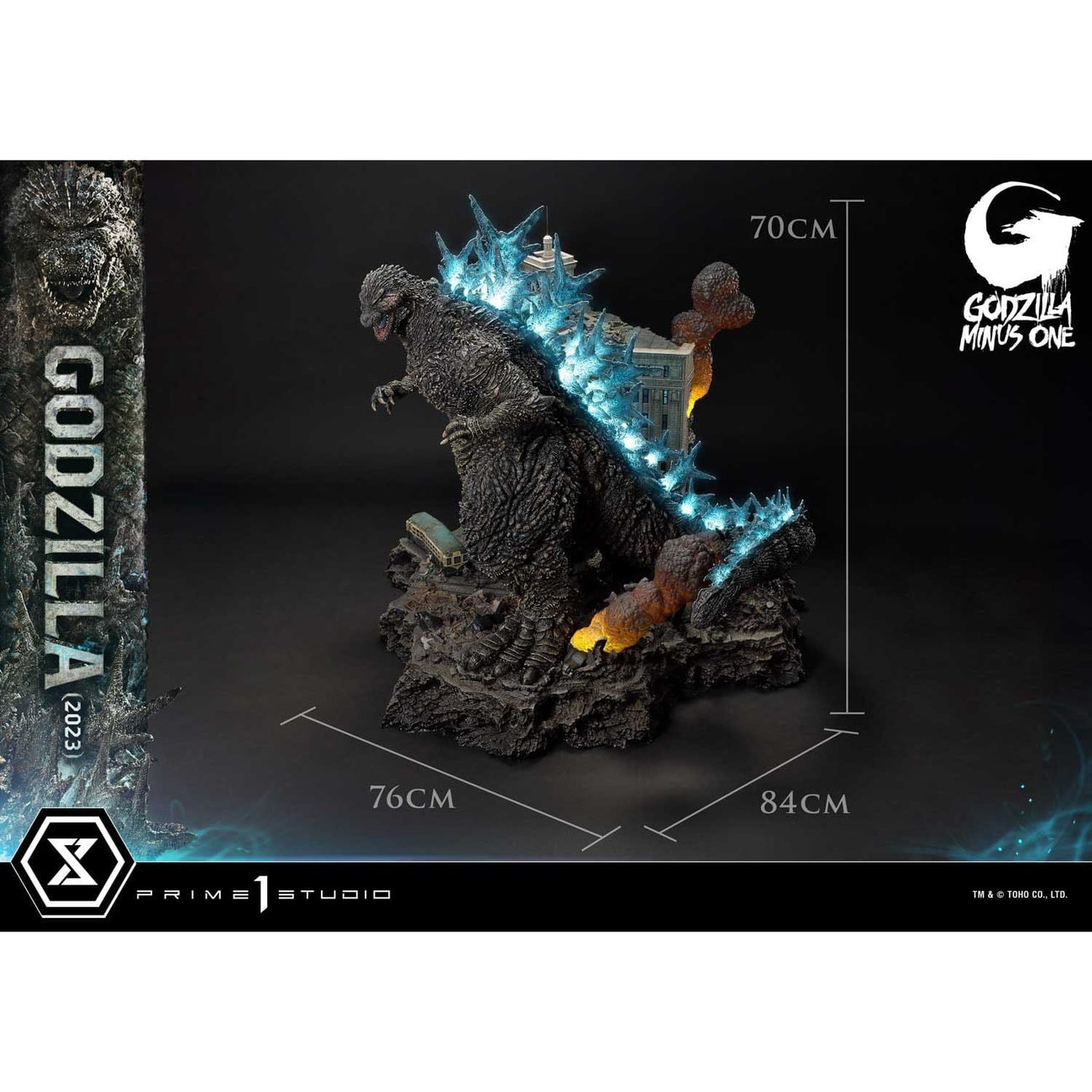 Produktbild Godzilla Minus One Diorama Masterline Series Godzilla 2023 Bonus Version 70 cm