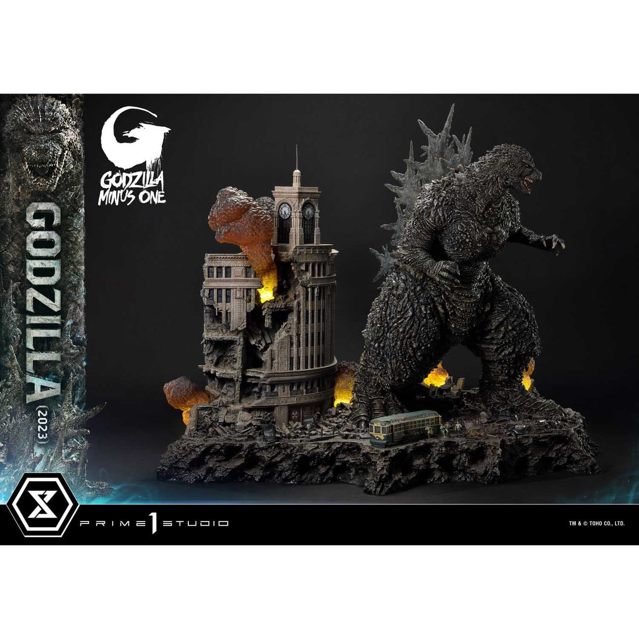 Produktbild Godzilla Minus One Diorama Masterline Series Godzilla 2023 Bonus Version 70 cm