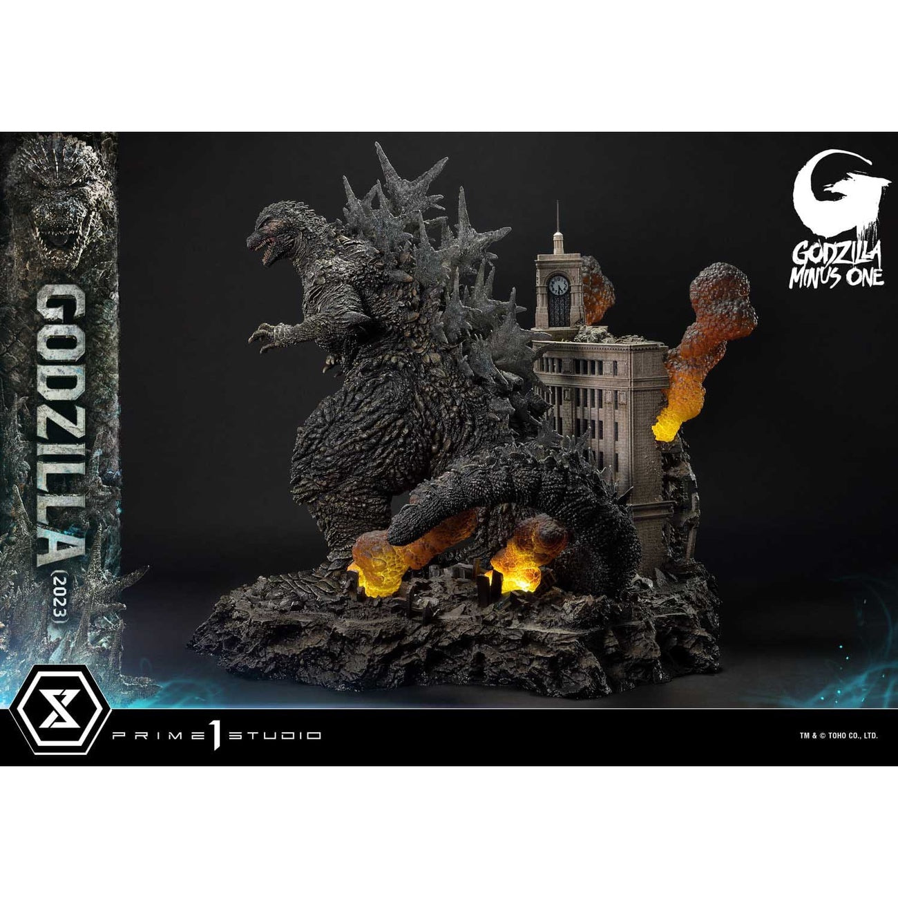Produktbild Godzilla Minus One Diorama Masterline Series Godzilla 2023 Bonus Version 70 cm
