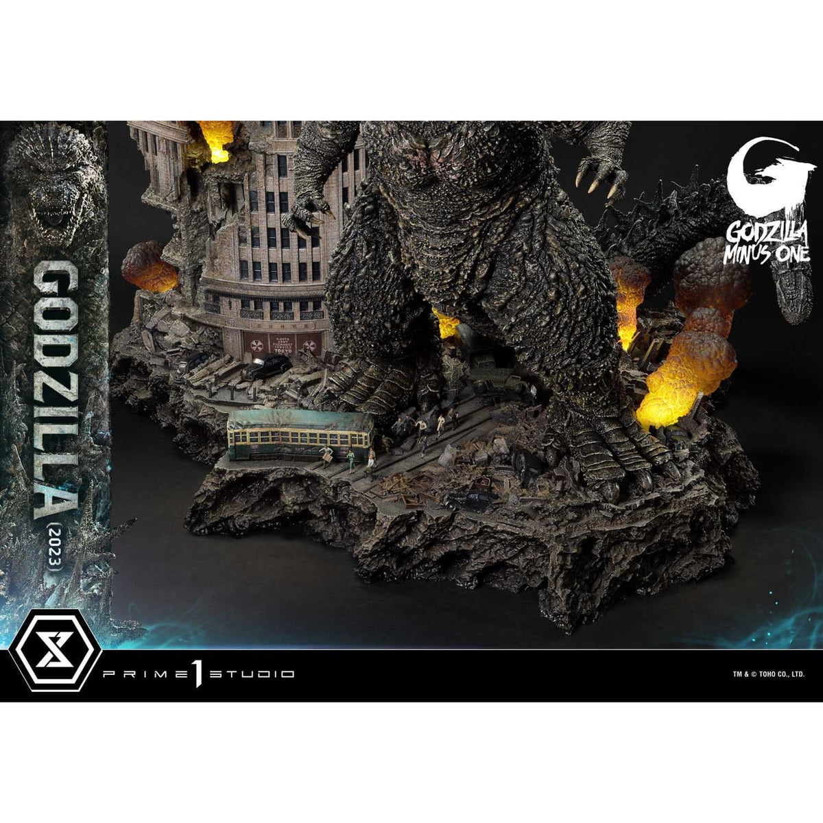 Produktbild Godzilla Minus One Diorama Masterline Series Godzilla 2023 Bonus Version 70 cm