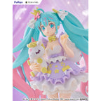 Produktbild Hatsune Miku Tenitol PVC Statue Hatsune Miku Yumekawa Princess Lavender Ver. 21 cm