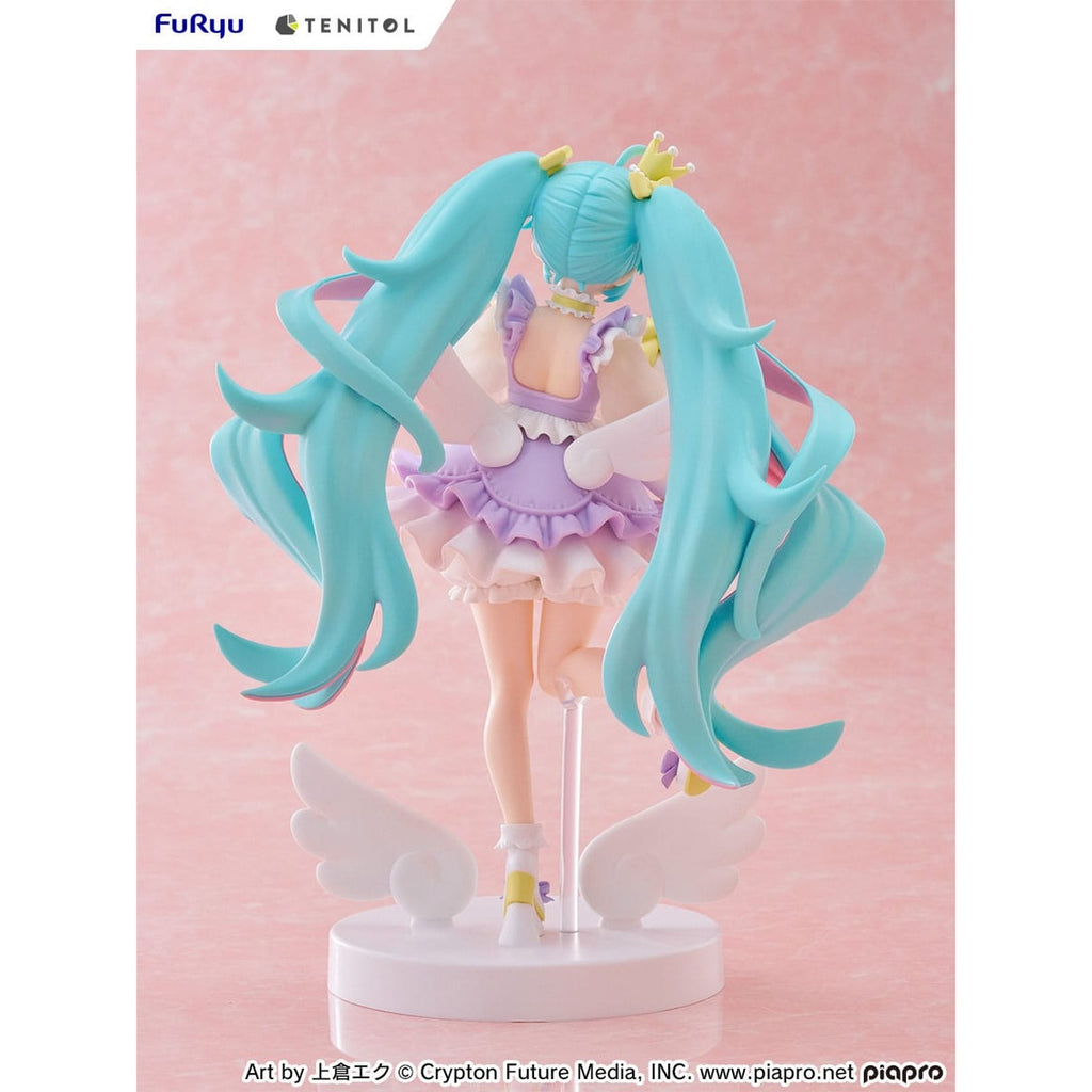 Produktbild Hatsune Miku Tenitol PVC Statue Hatsune Miku Yumekawa Princess Lavender Ver. 21 cm